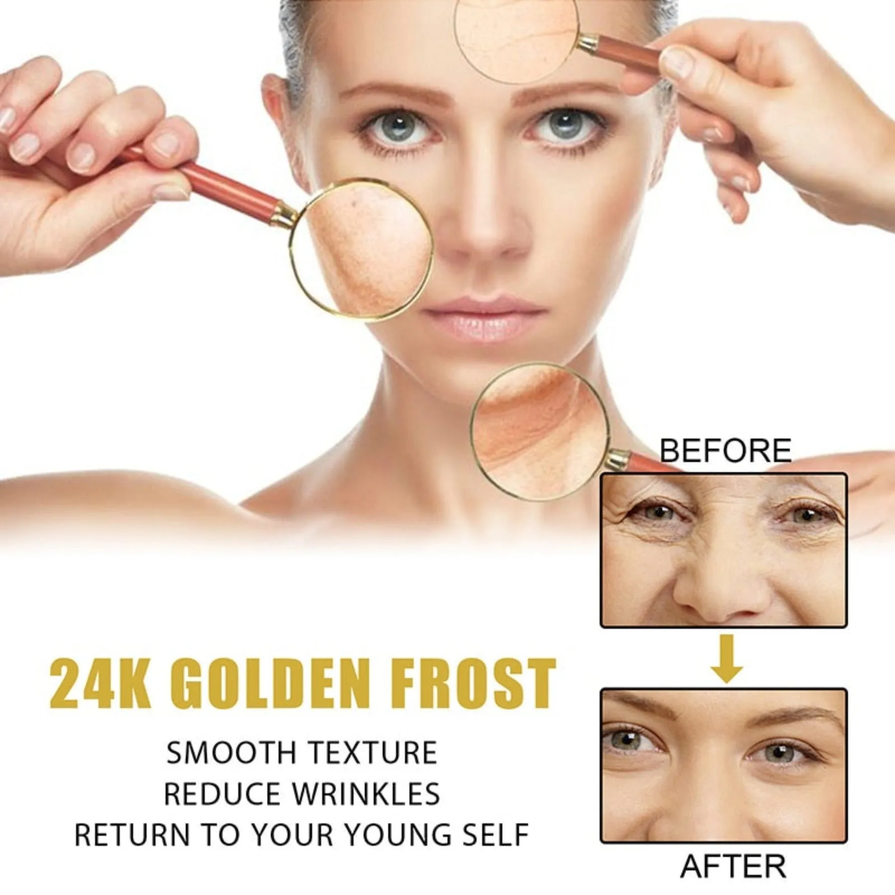 24K Gold Wrinkle Cream Firming Anti Aging Face Lifting Serum
