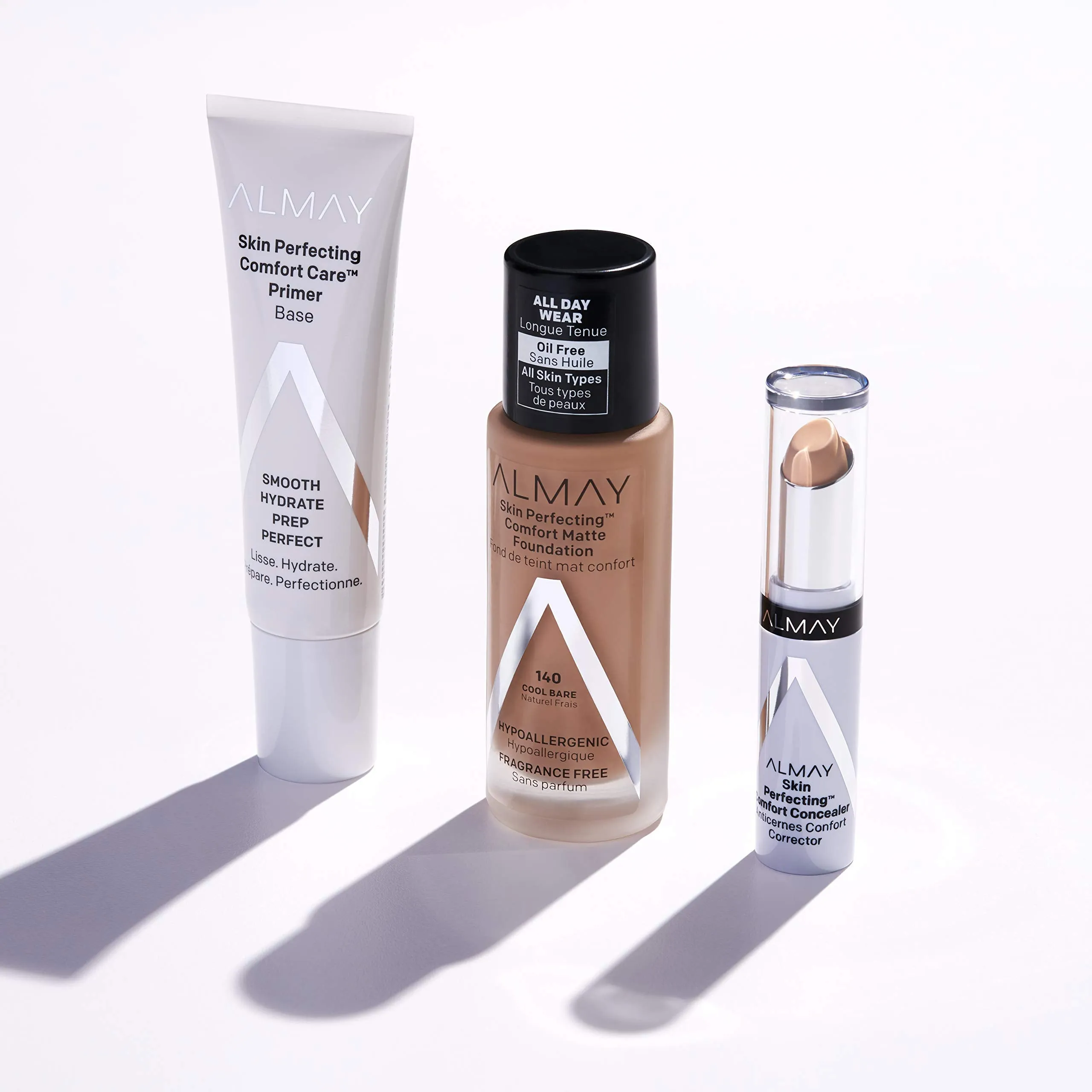 Almay Skin Perfecting Comfort Concealer, Hypoallergenic, Cruelty Free, Fragrance Free, Dermatologist Tested, Light, 29.6 ml (Pack of 1)