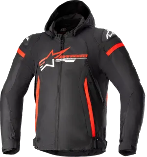 ALPINESTARS Zaca Waterproof Jacket - Black/Red/White - Medium 3206423-1342-M