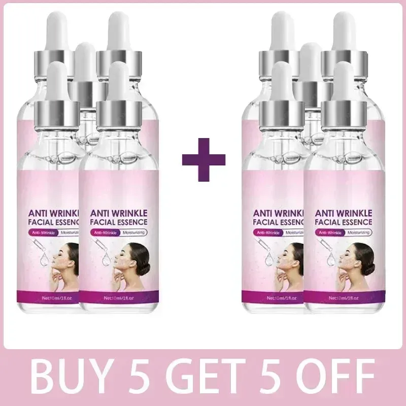 Anti Wrinkle Serum Instant Anti Wrinkle Aging Effect Remove Facial Wrinkles Fine Lines Around The Eyes Crow's Feet Neck Wrinkl Serum Facial