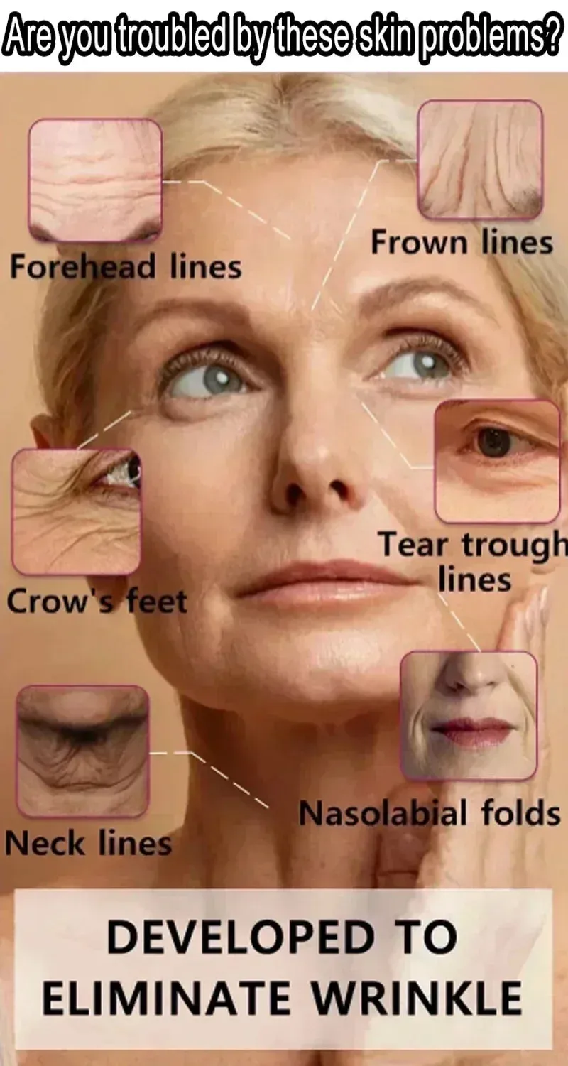 Anti Wrinkle Serum Instant Anti Wrinkle Aging Effect Remove Facial Wrinkles Fine Lines Around The Eyes Crow's Feet Neck Wrinkl Serum Facial
