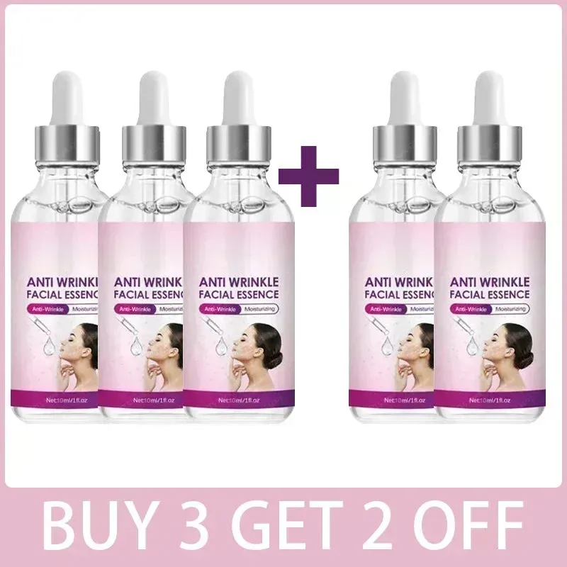 Anti Wrinkle Serum Instant Anti Wrinkle Aging Effect Remove Facial Wrinkles Fine Lines Around The Eyes Crow's Feet Neck Wrinkl Serum Facial