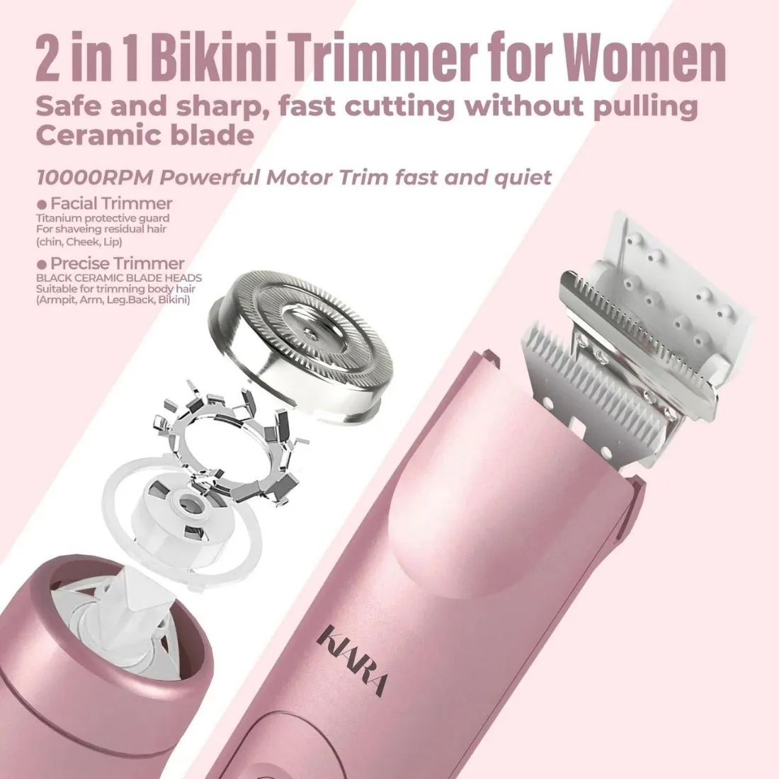 Bald Cat Trim - Precision 2 Way Bikini Trimmer