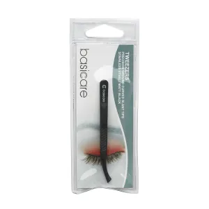 Basicare Precision Ground Curved Slant Tip 8.5 cm Tweezer
