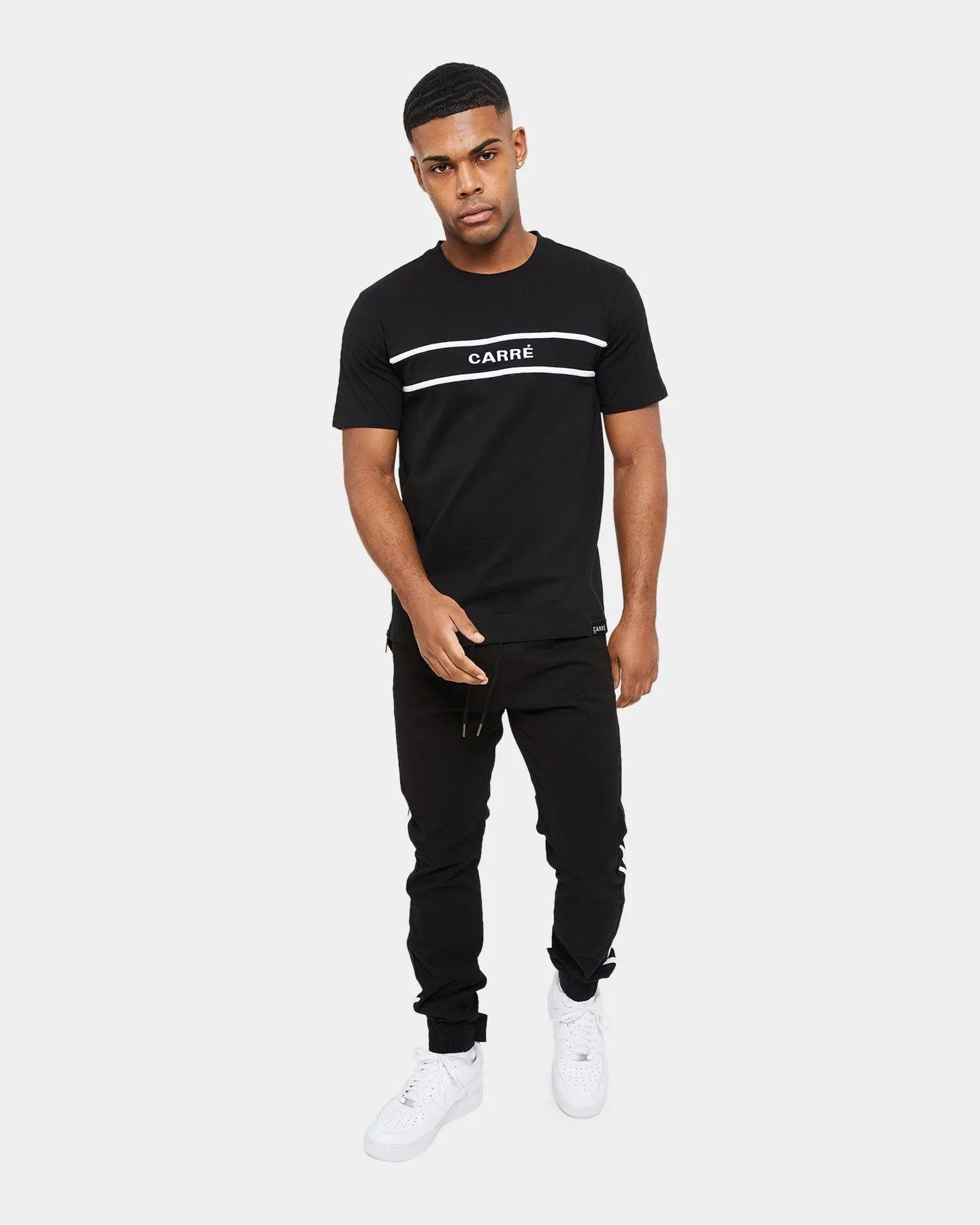 Carre Precision Zip Droptail T-Shirt Black