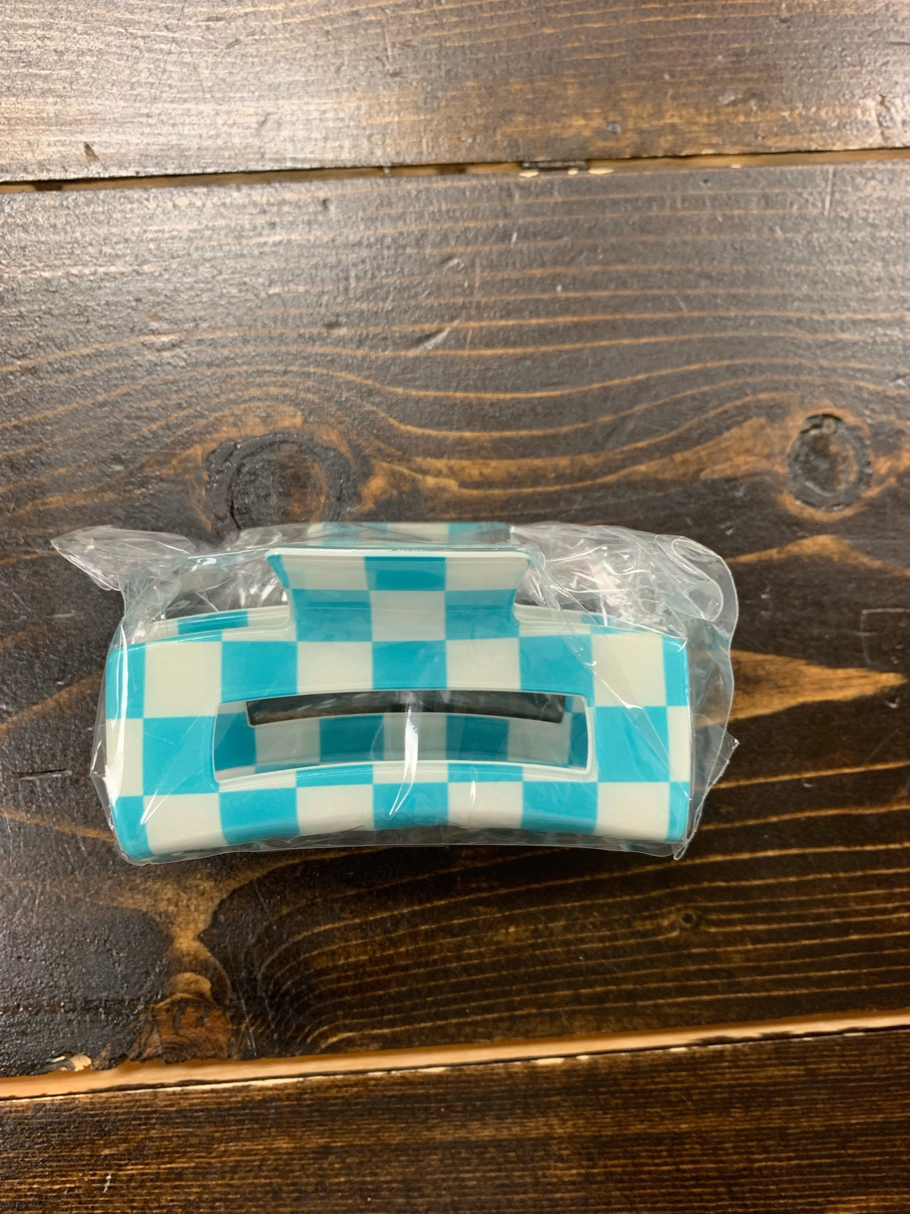 Checkered Hair Clips