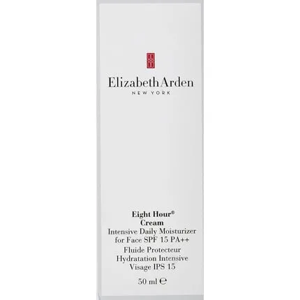 Eight-hour cream-intensive moisturizing face cream with SPF 15, 50 ml, Elizabeth Arden