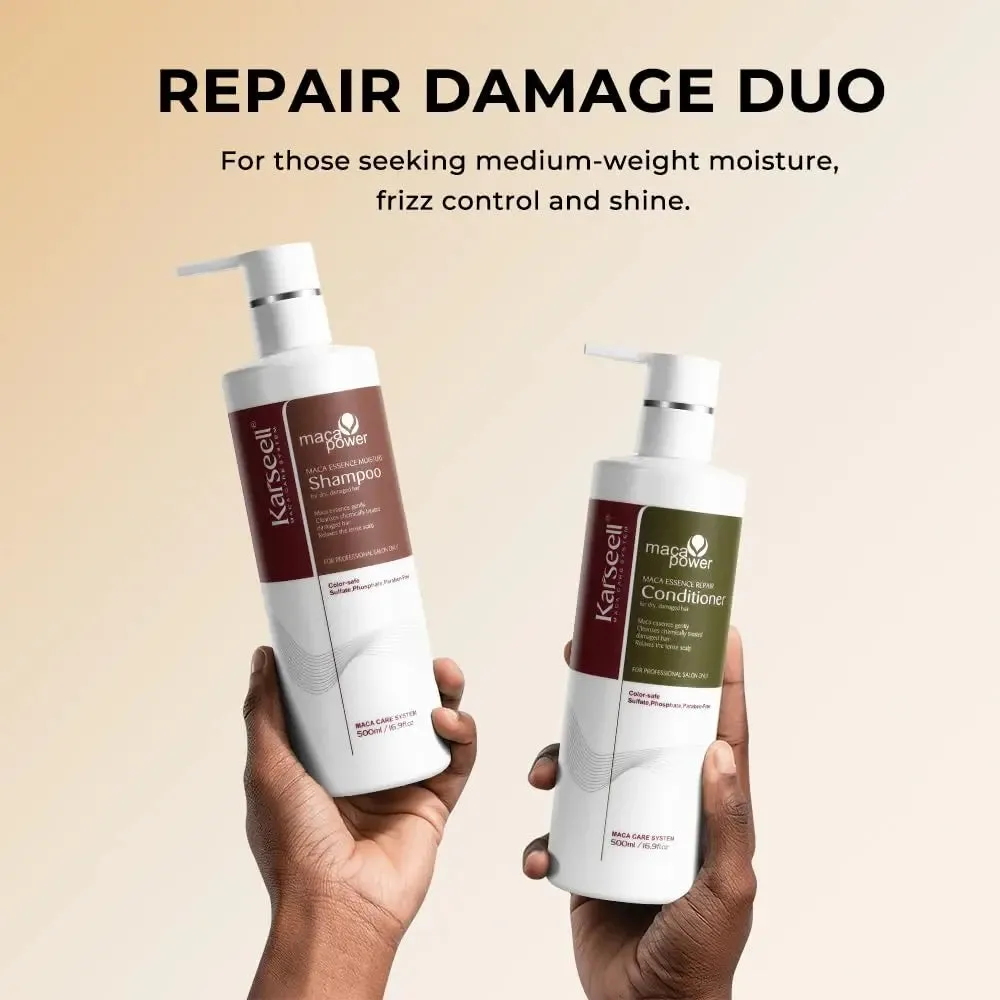 KARSEELL Maca Power Maca Essence Collagen Moisture Hair Care Set