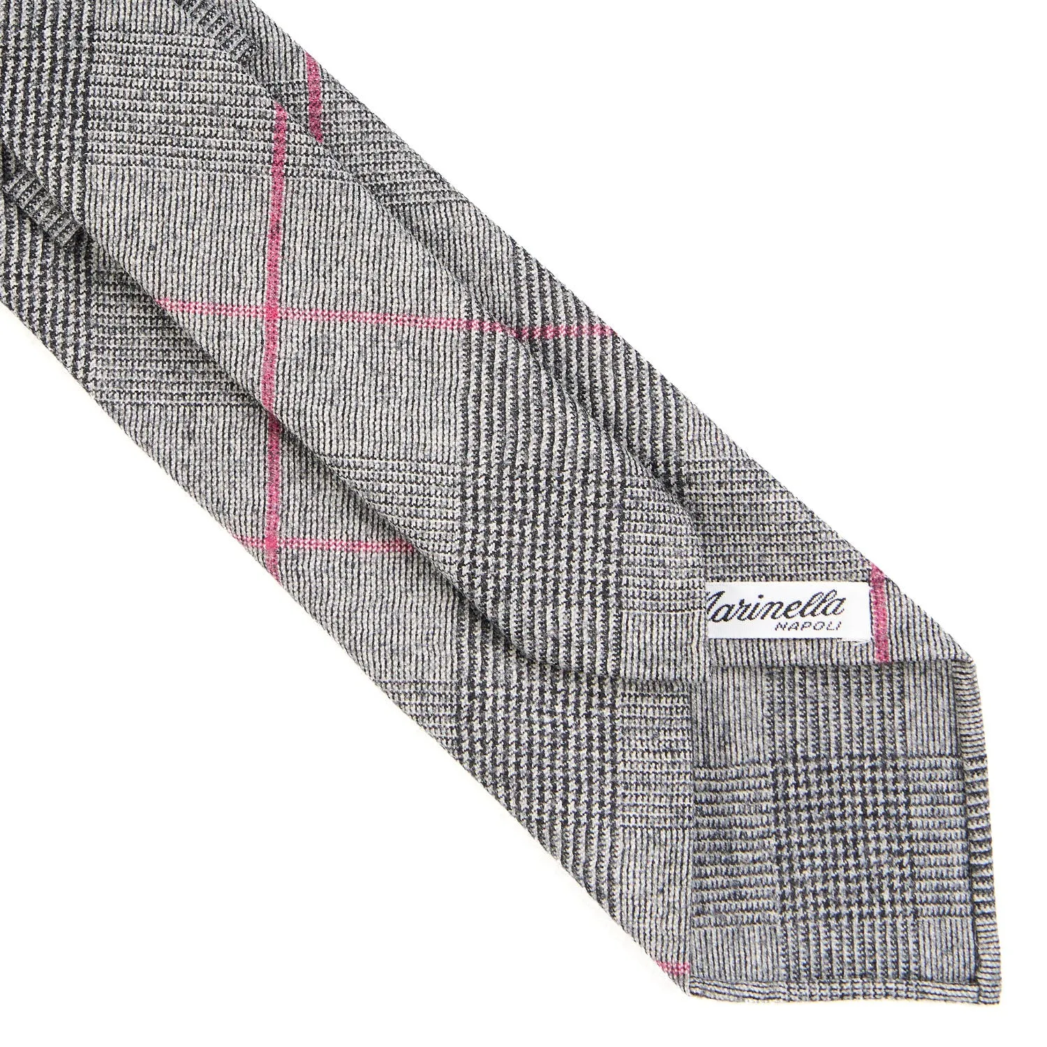 LIGHT GREY CLASSIC UNLINED WOOL TIE
