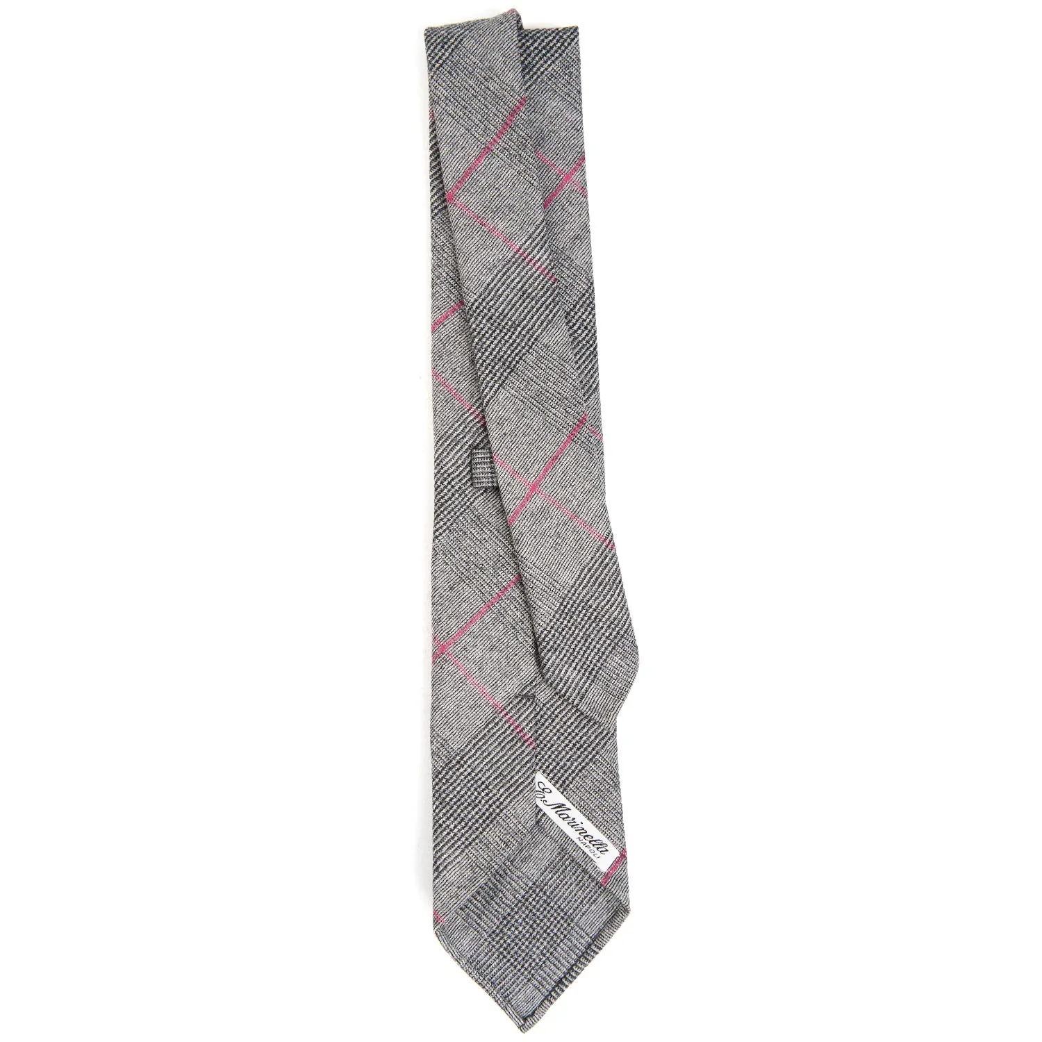 LIGHT GREY CLASSIC UNLINED WOOL TIE