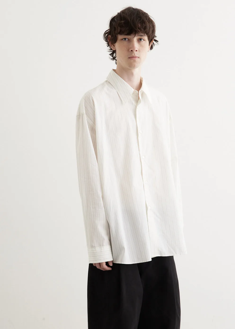 Loche Oversized French Placket Shirt