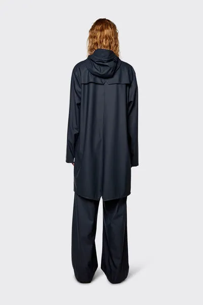 LONG 'Rains' Waterproof Jacket: NAVY