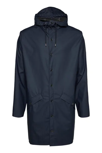 LONG 'Rains' Waterproof Jacket: NAVY