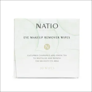 Natio Eye Makeup Remover Wipes 30 Wipes