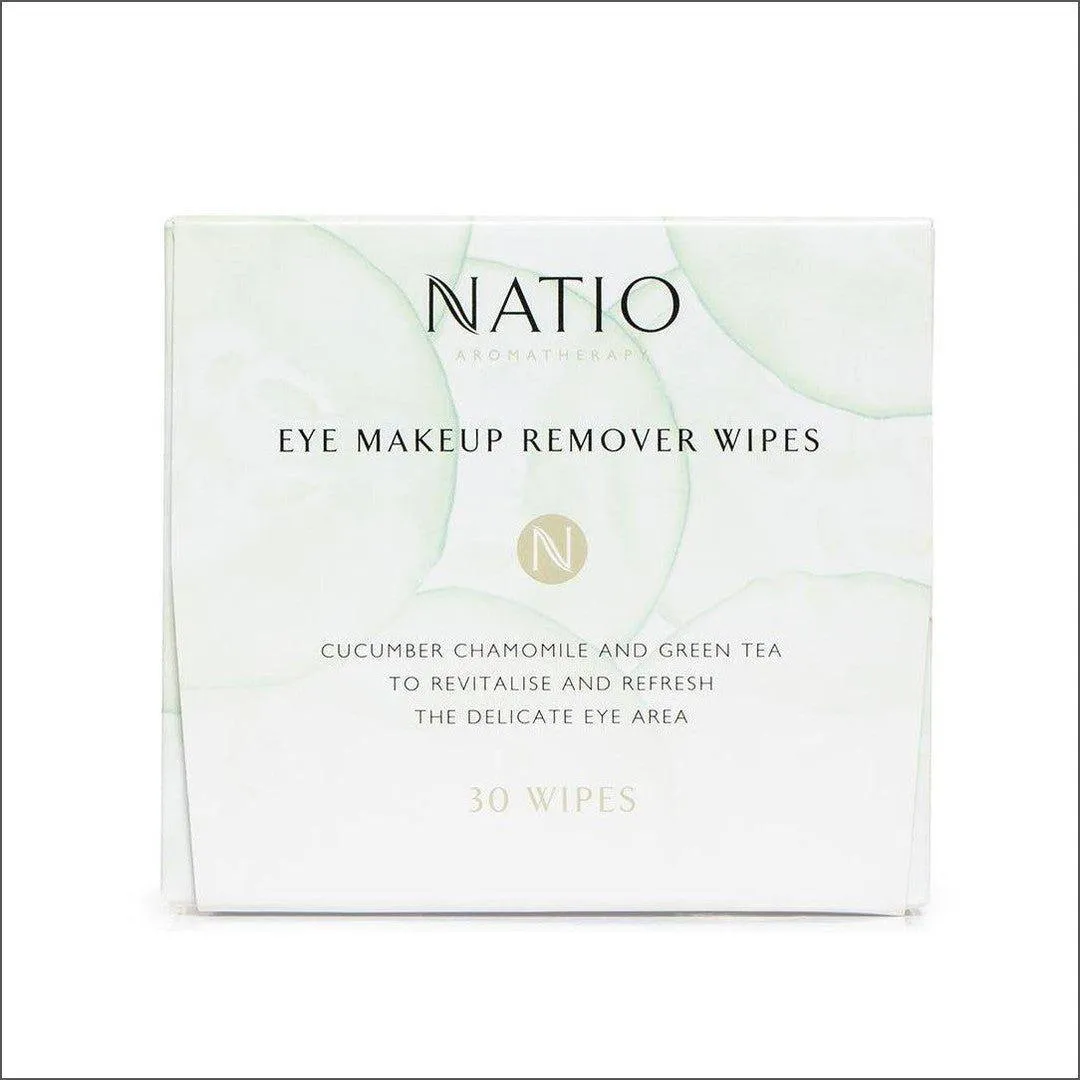 Natio Eye Makeup Remover Wipes 30 Wipes