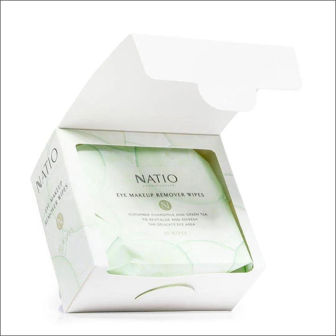 Natio Eye Makeup Remover Wipes 30 Wipes
