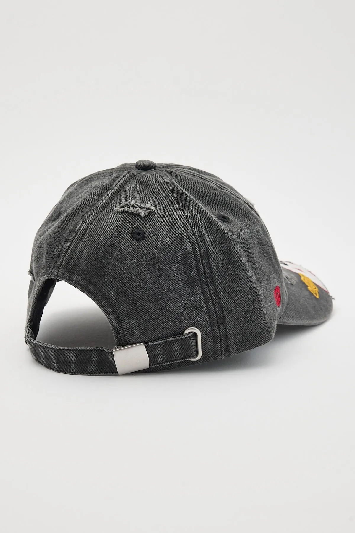 Neovision Precision Distressed Dad Cap Washed Black