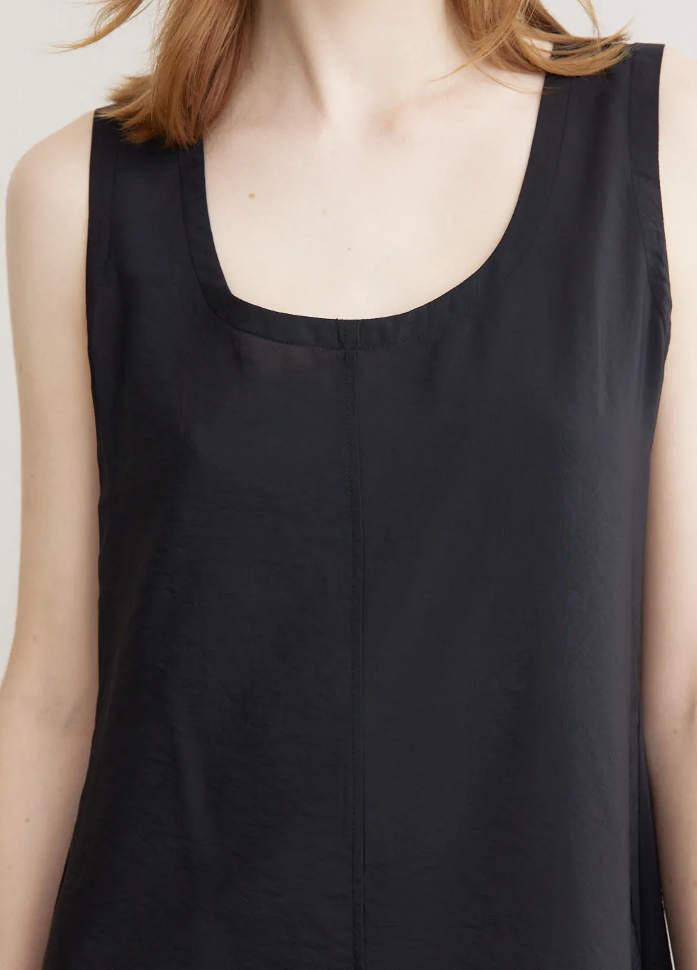 Ojos Sleeveless Scoop Neck Dress