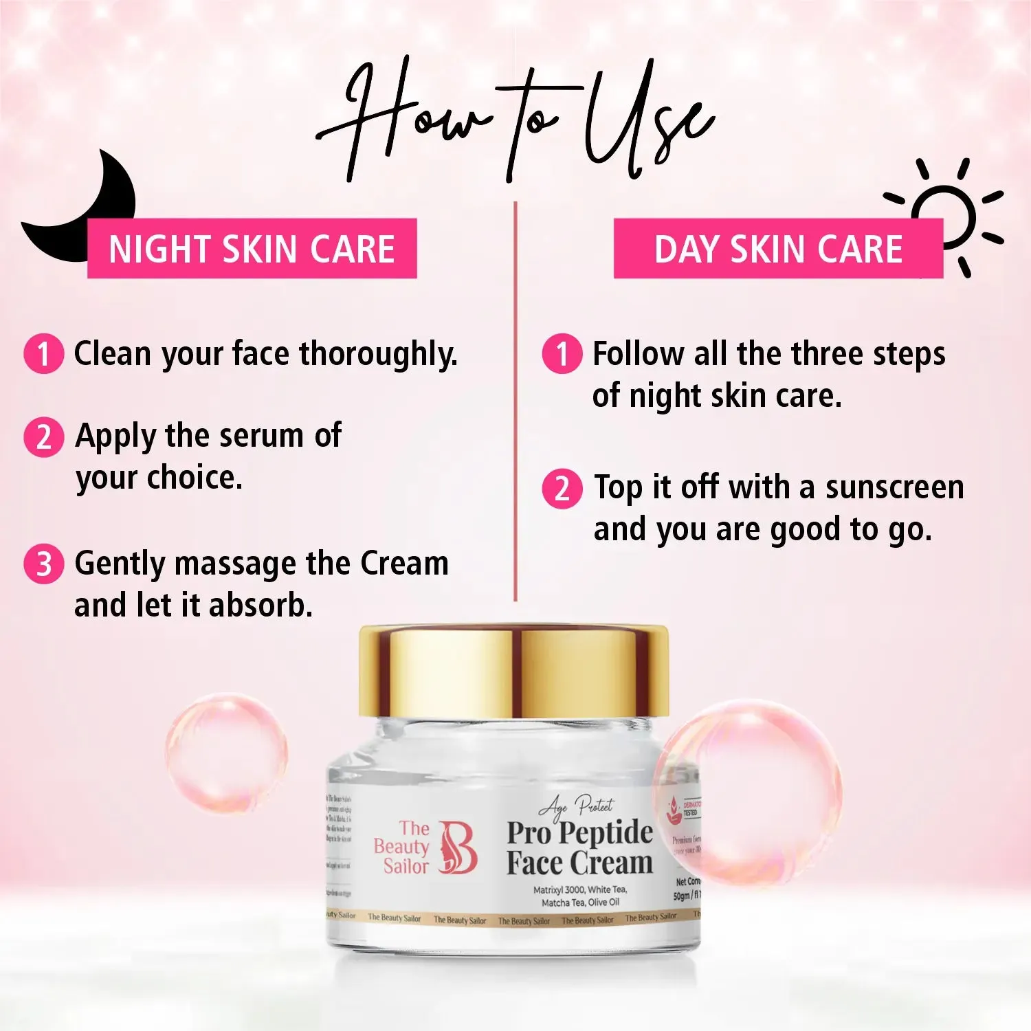 Pro Peptide Face Cream | Anti-Aging and Rejuvenating Formula - 50gm