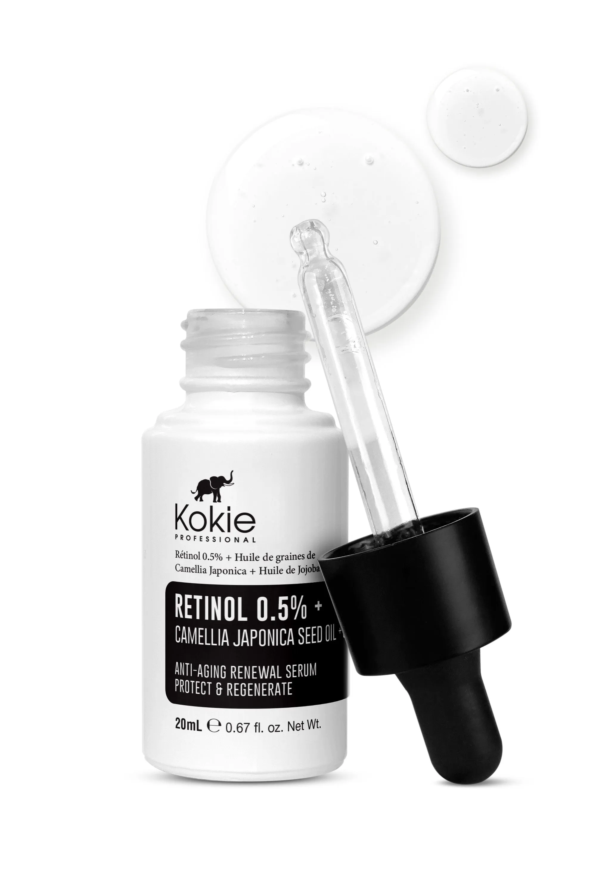 RETINOL 0.5%   CAMELLIA JAPONICA SEED OIL   JOJOBA OIL SERUM