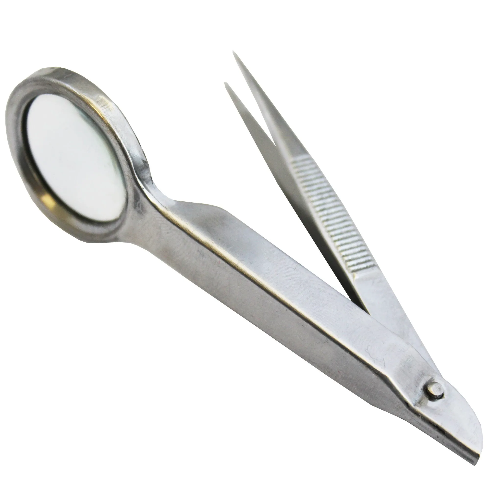 Sluice Fox 3 Pack 4X Magnifying Glass with Fine Point Tweezers  Precision Tool for Prospecting and Hobbyists