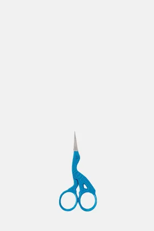 Snipster Stork Embroidery Scissors Blue