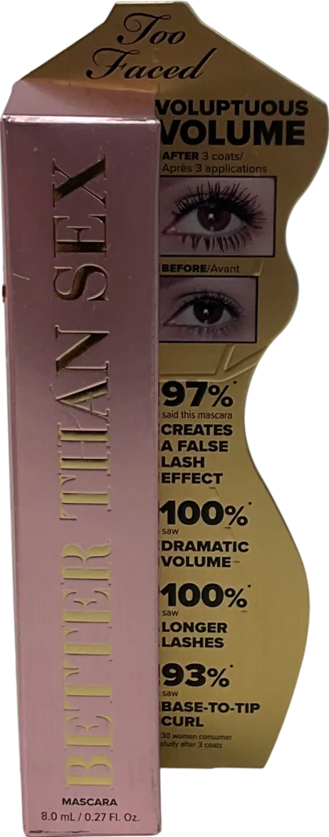 Too Faced Better Than Sex Mascara Black 8ml