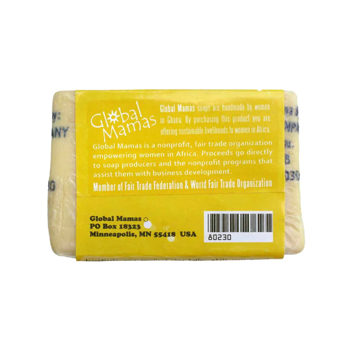 Trunk Scrub Shea Soap -Honey Lemon/Oatmeal Global Mamas