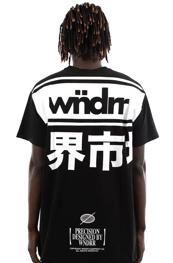 WNDRR PRECISION CUSTOM FIT TEE - BLACK