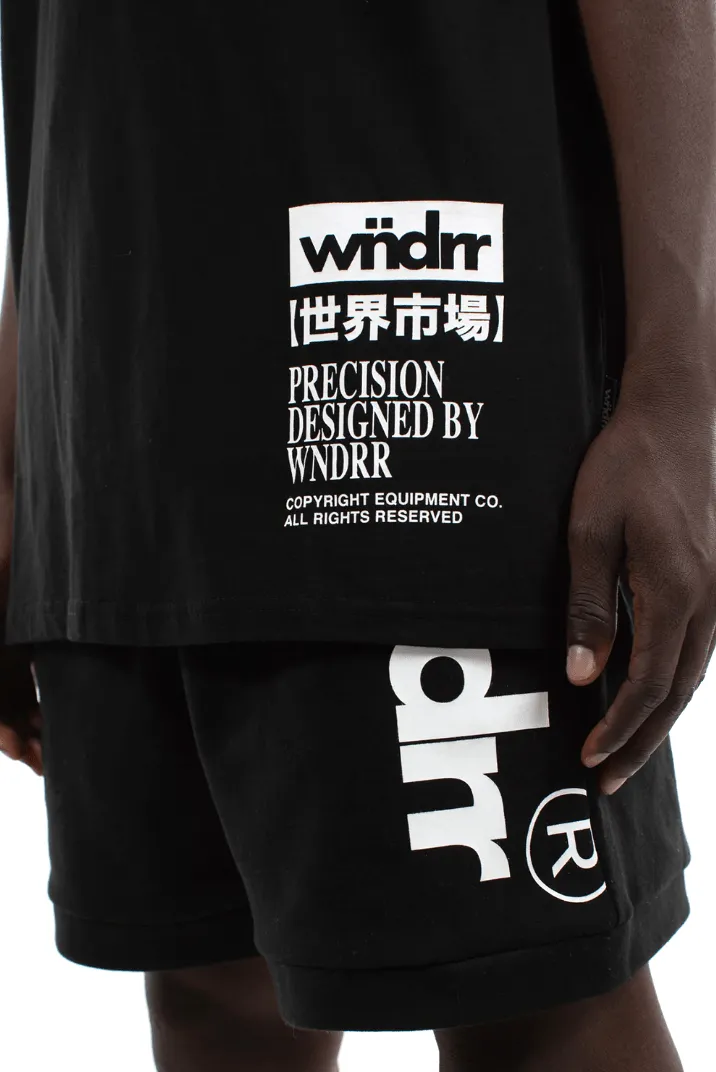 WNDRR PRECISION CUSTOM FIT TEE - BLACK