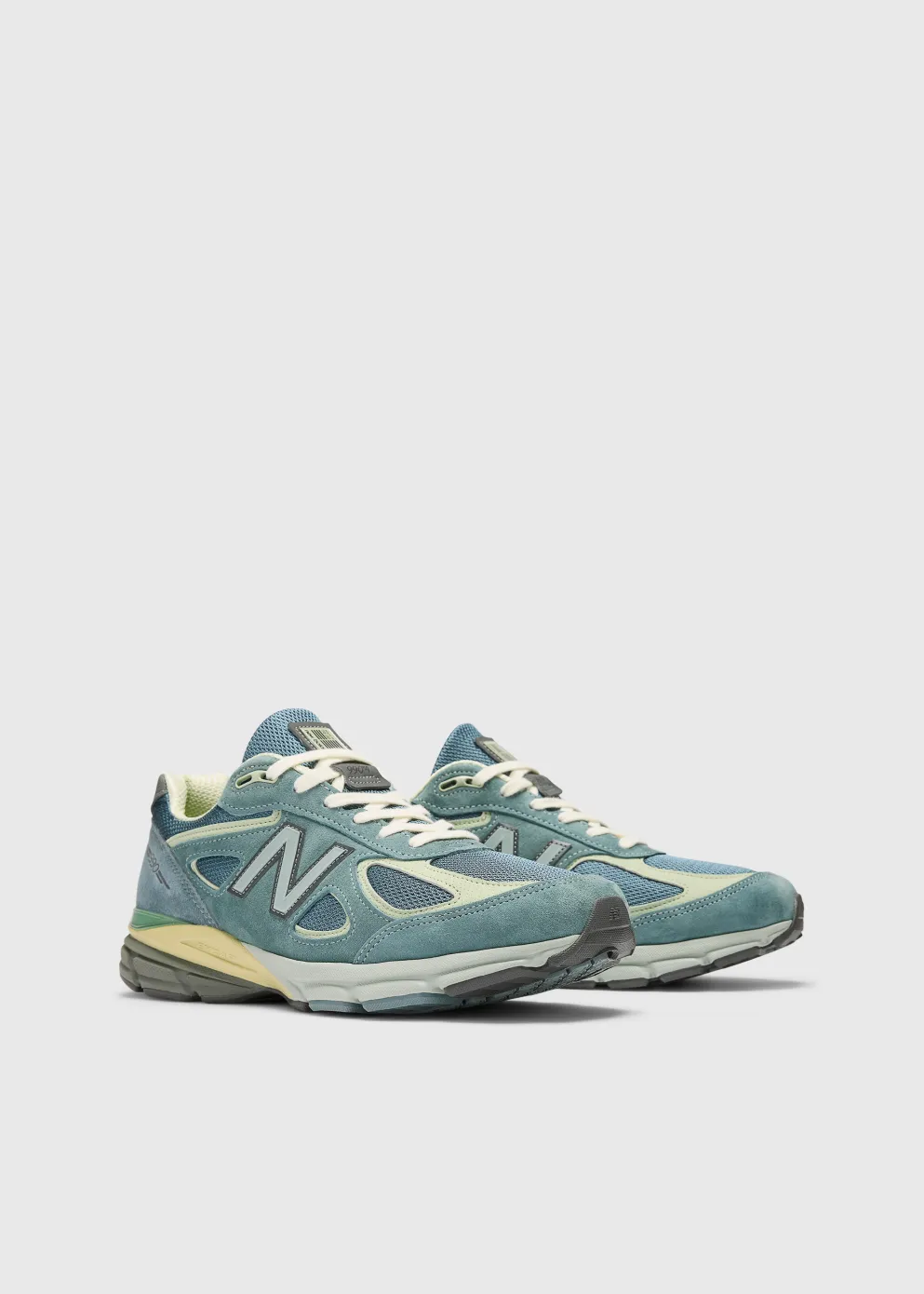 x Auralee MADE in USA 990v4 'Dusty Blue' Sneakers