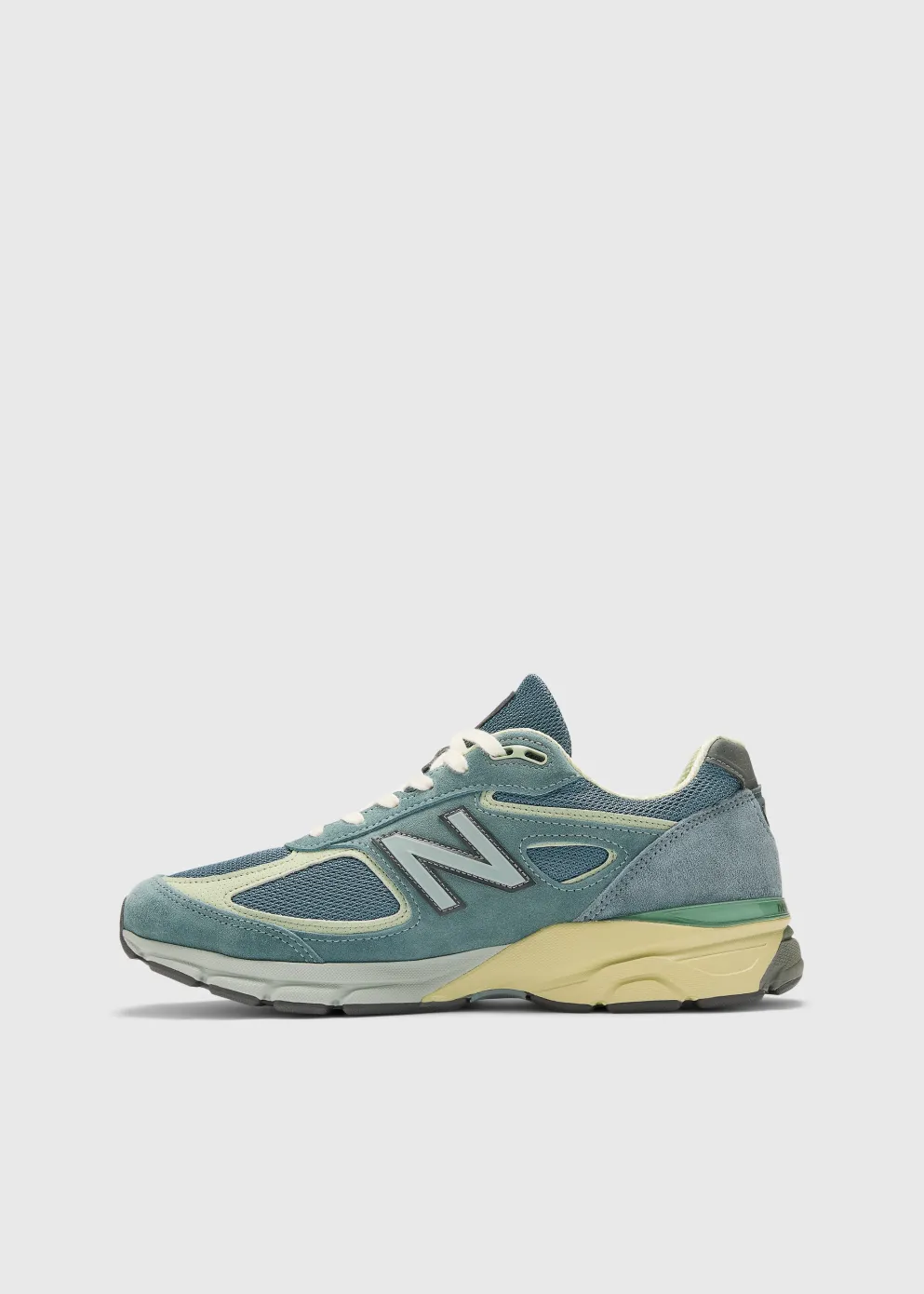 x Auralee MADE in USA 990v4 'Dusty Blue' Sneakers
